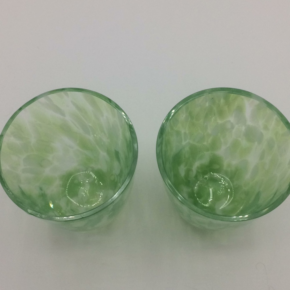 Beautiful Murano blown by hand 2 glasses - Picture 2 of 6